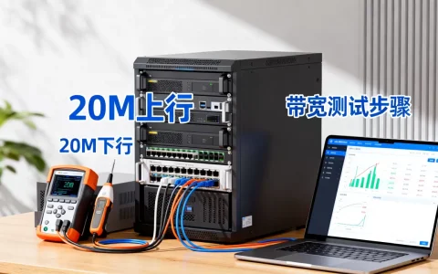服务器20M上下行是多少，怎么测试带宽？