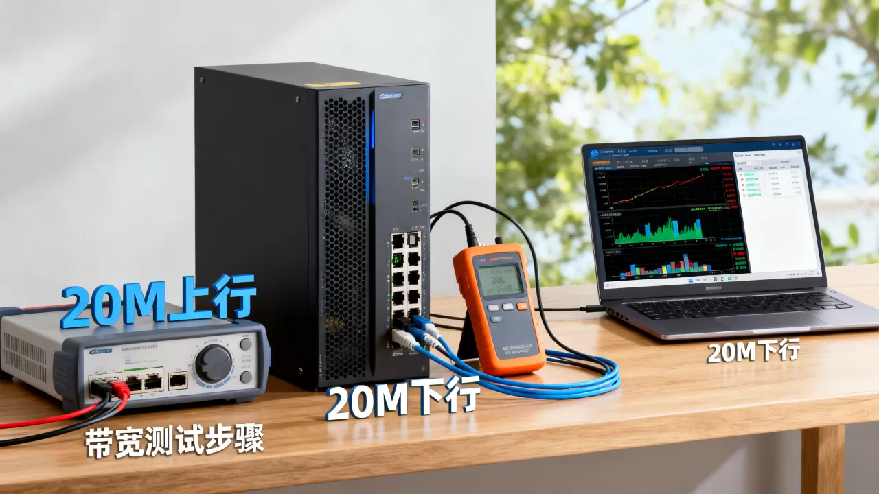 服务器20M上下行是多少,怎么测试带宽? 服务器20M上下行是多少,怎么测试带宽?