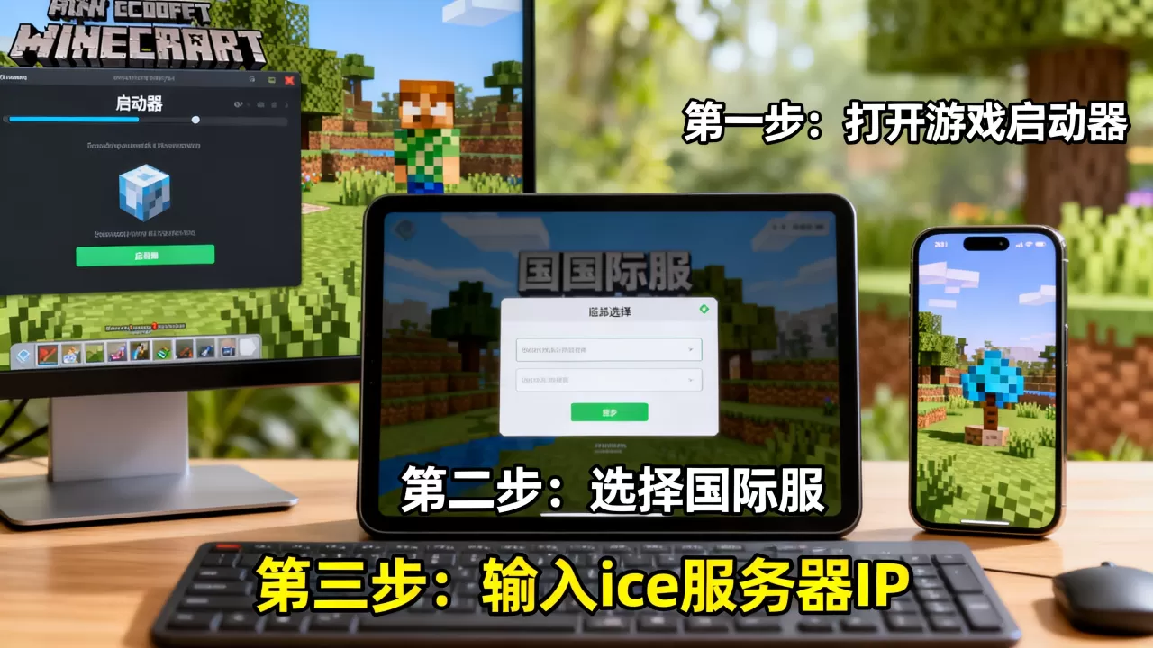 我的世界外国服ice服务器怎么进入,具体步骤是什么 我的世界外国服ice服务器怎么进入,具体步骤是什么