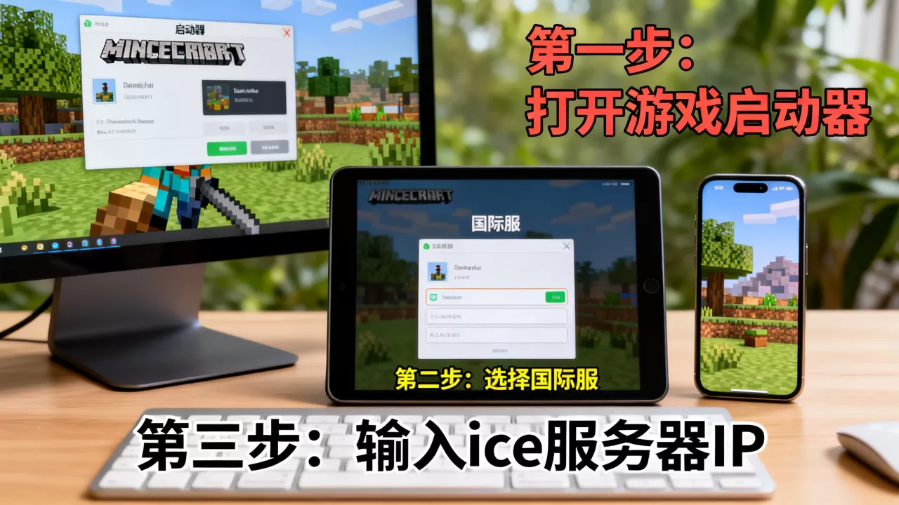 我的世界外国服ice服务器怎么进入,具体步骤是什么 我的世界外国服ice服务器怎么进入,具体步骤是什么