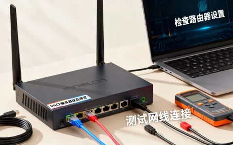 DHCP服务器状态异常怎么办，局域网无法上网排查方法？