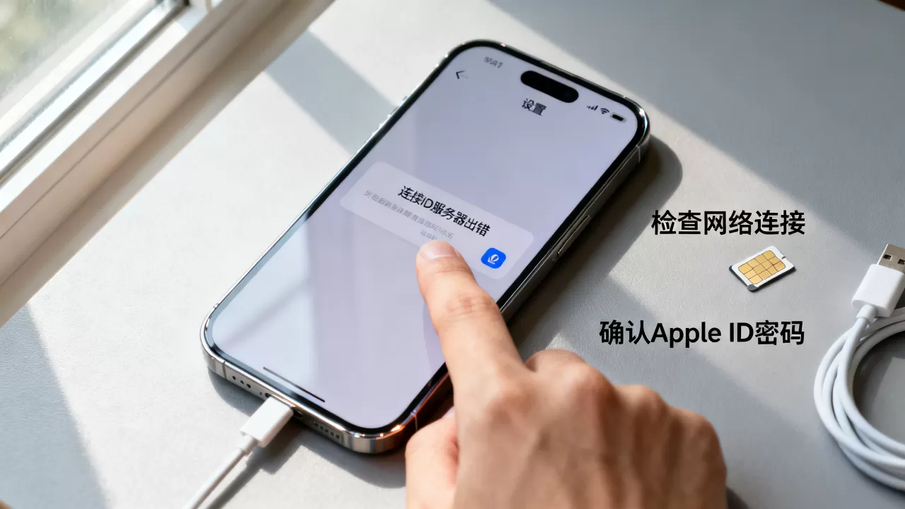 苹果手机连接ID服务器出错怎么办,连接不上是什么原因 苹果手机连接ID服务器出错怎么办,连接不上是什么原因
