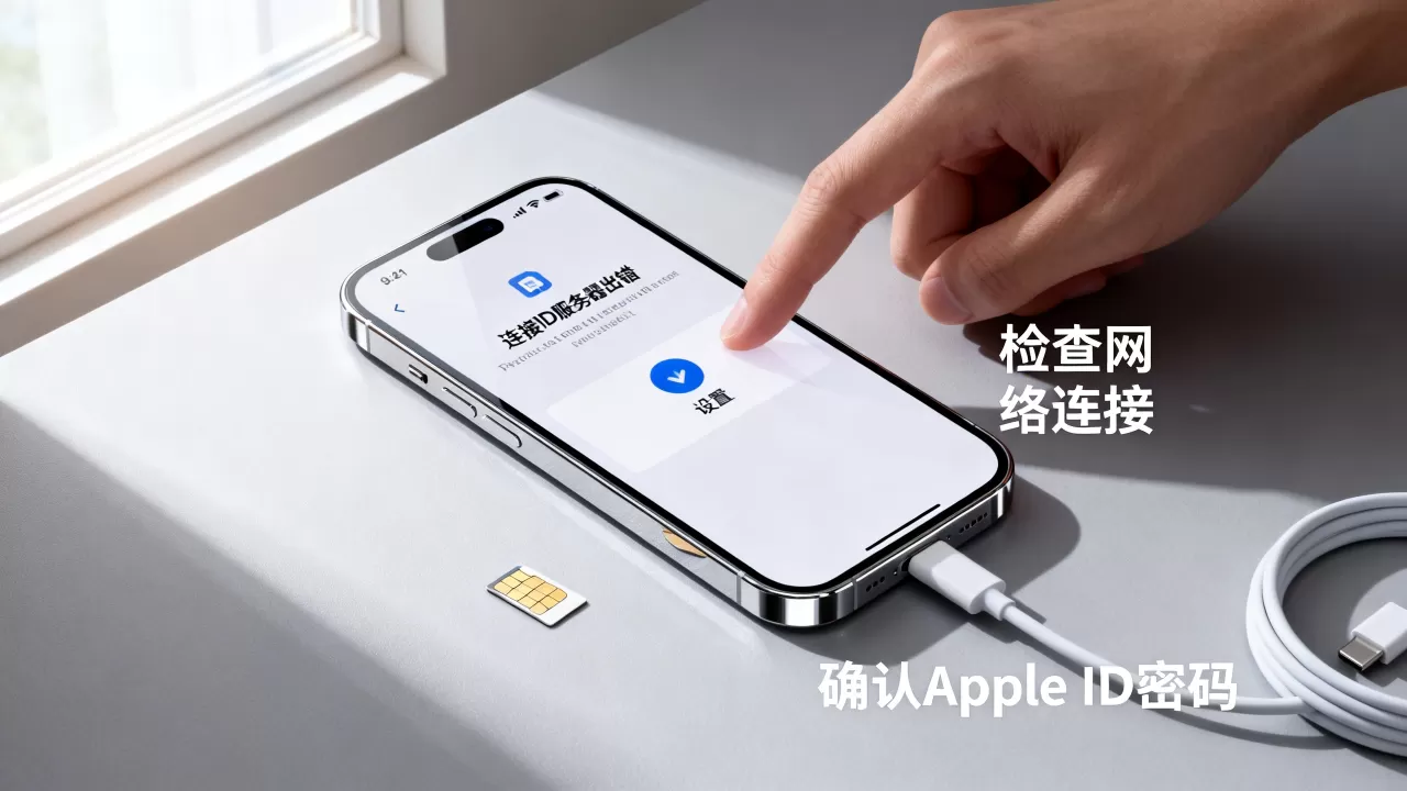 苹果手机连接ID服务器出错怎么办,连接不上是什么原因 苹果手机连接ID服务器出错怎么办,连接不上是什么原因