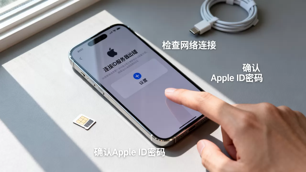 苹果手机连接ID服务器出错怎么办,连接不上是什么原因 苹果手机连接ID服务器出错怎么办,连接不上是什么原因