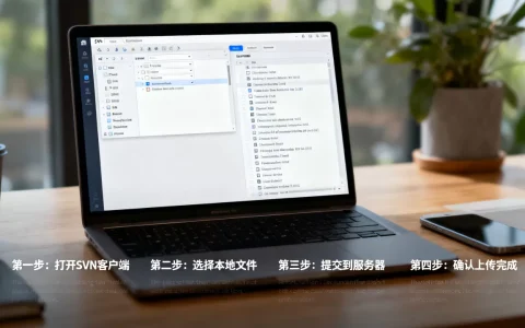 SVN客户端怎么上传文件到服务器端，操作步骤是什么？