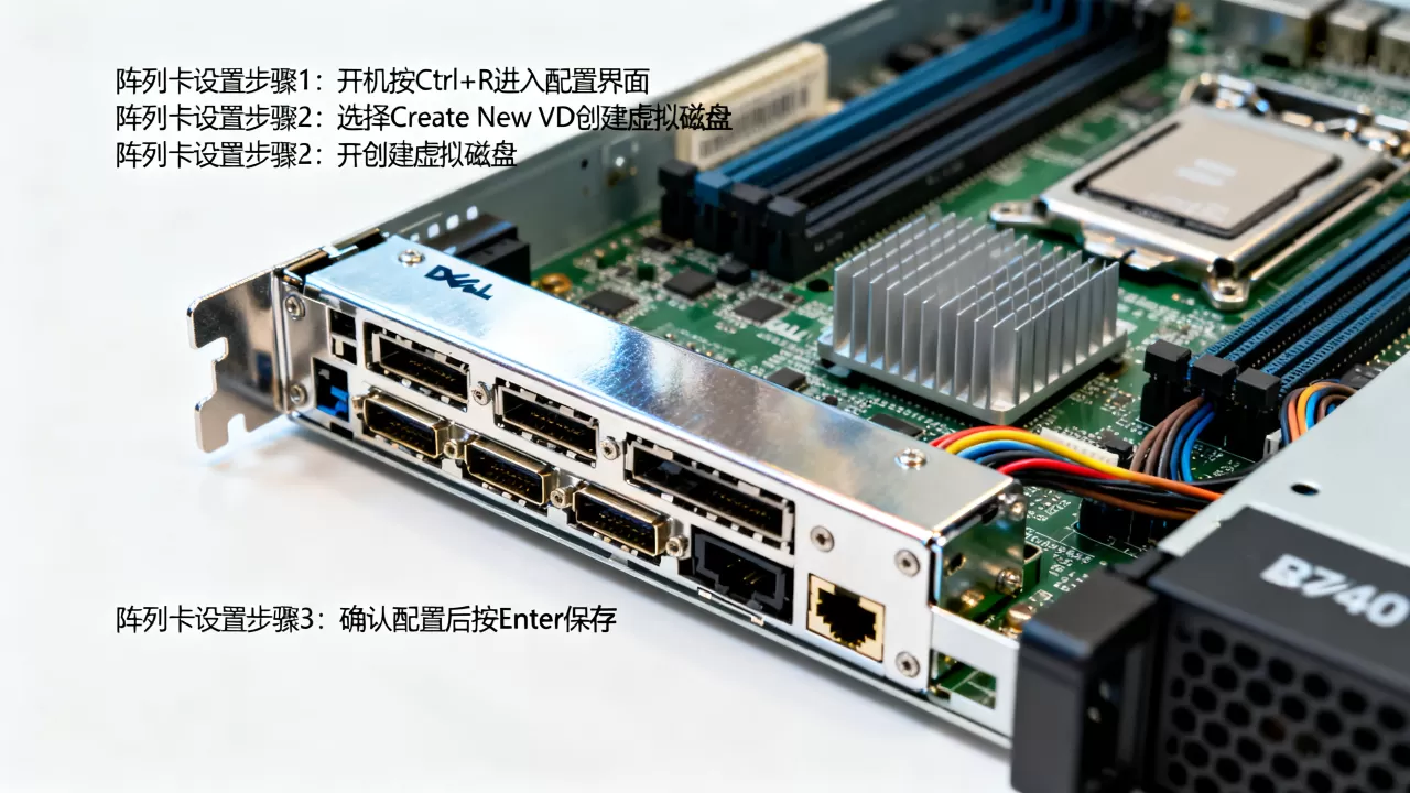 戴尔R740服务器如何进阵列卡?,阵列卡设置方法教程 戴尔R740服务器如何进阵列卡?,阵列卡设置方法教程