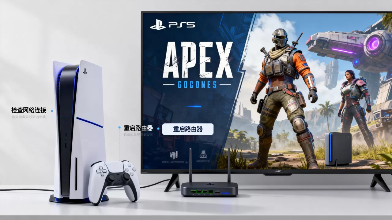 PS5玩Apex为何连不上服务器,怎么解决? PS5玩Apex为何连不上服务器,怎么解决?