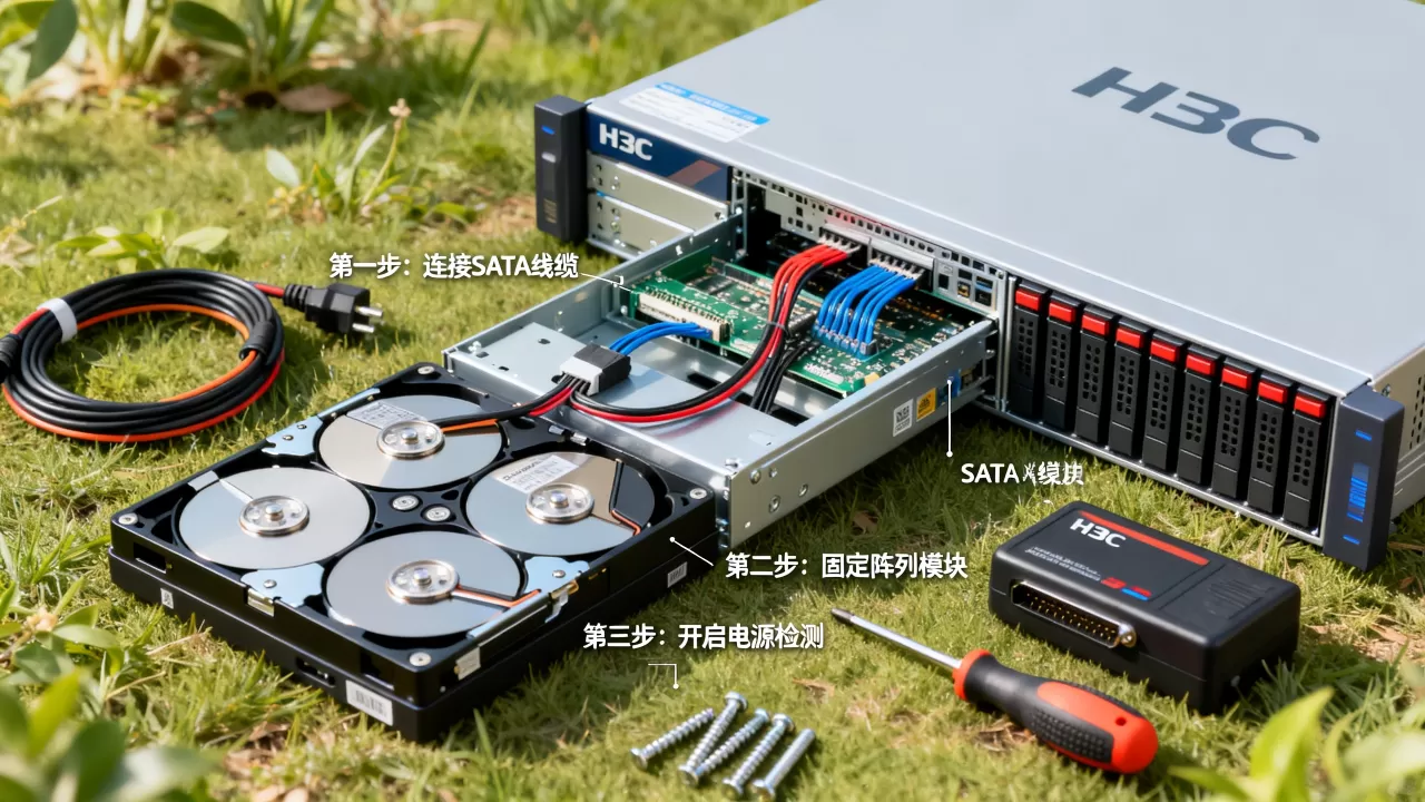 H3C磁盘阵列怎么加到服务器,操作步骤有哪些 H3C磁盘阵列怎么加到服务器,操作步骤有哪些