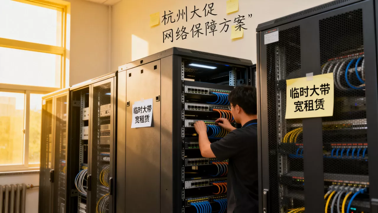 杭州大促带宽不够怎么解决,临时租大带宽哪家便宜? 杭州大促带宽不够怎么解决,临时租大带宽哪家便宜?