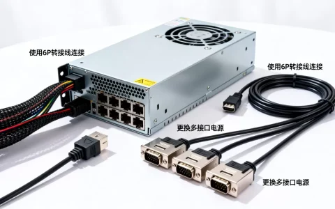 服务器电源缺少6P供电怎么办，电源6P接口不够怎么解决？