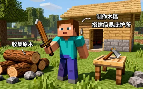 我的世界tbt2服务器新手怎么快速生存，有什么技巧？