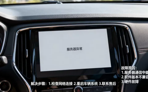 荣威rx3服务器异常怎么解决？，故障原因是什么