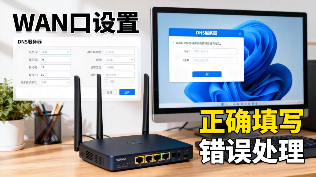 二级路由WAN口DNS服务器该如何填,填错怎么办? 二级路由WAN口DNS服务器该如何填,填错怎么办?
