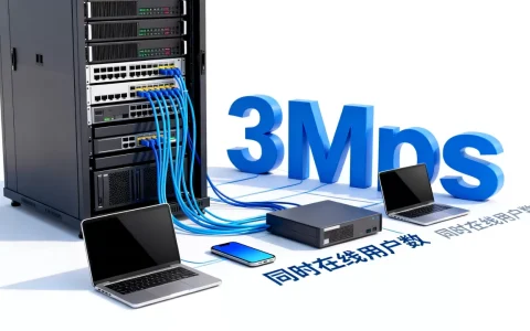 服务器3Mbps支持多少用户？，3Mbps带多少人同时在线？