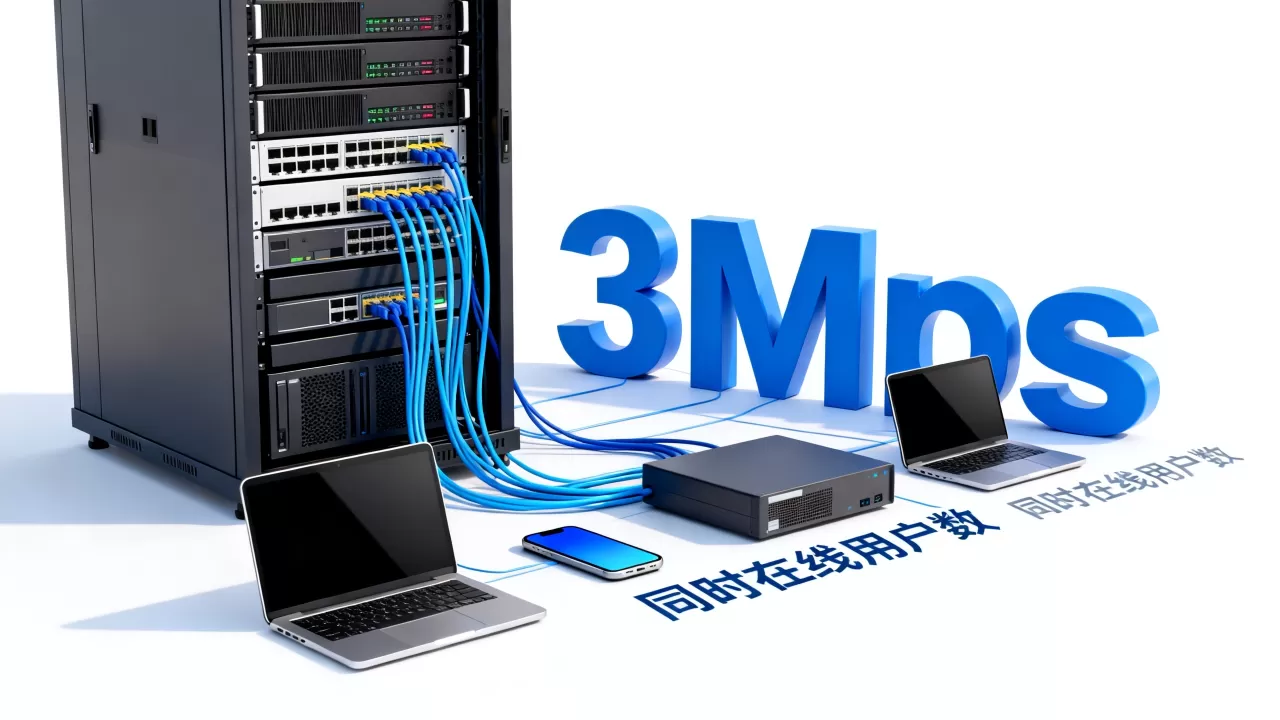 服务器3Mbps支持多少用户?,3Mbps带多少人同时在线? 服务器3Mbps支持多少用户?,3Mbps带多少人同时在线?