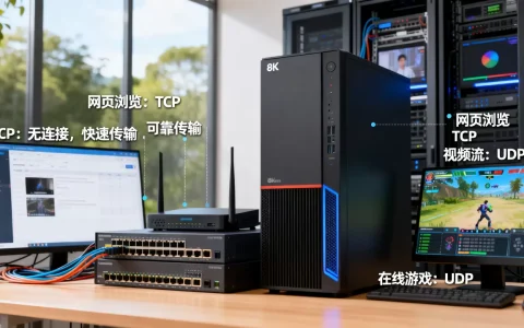 TCP和UDP服务用在哪些服务器上，有哪些区别？