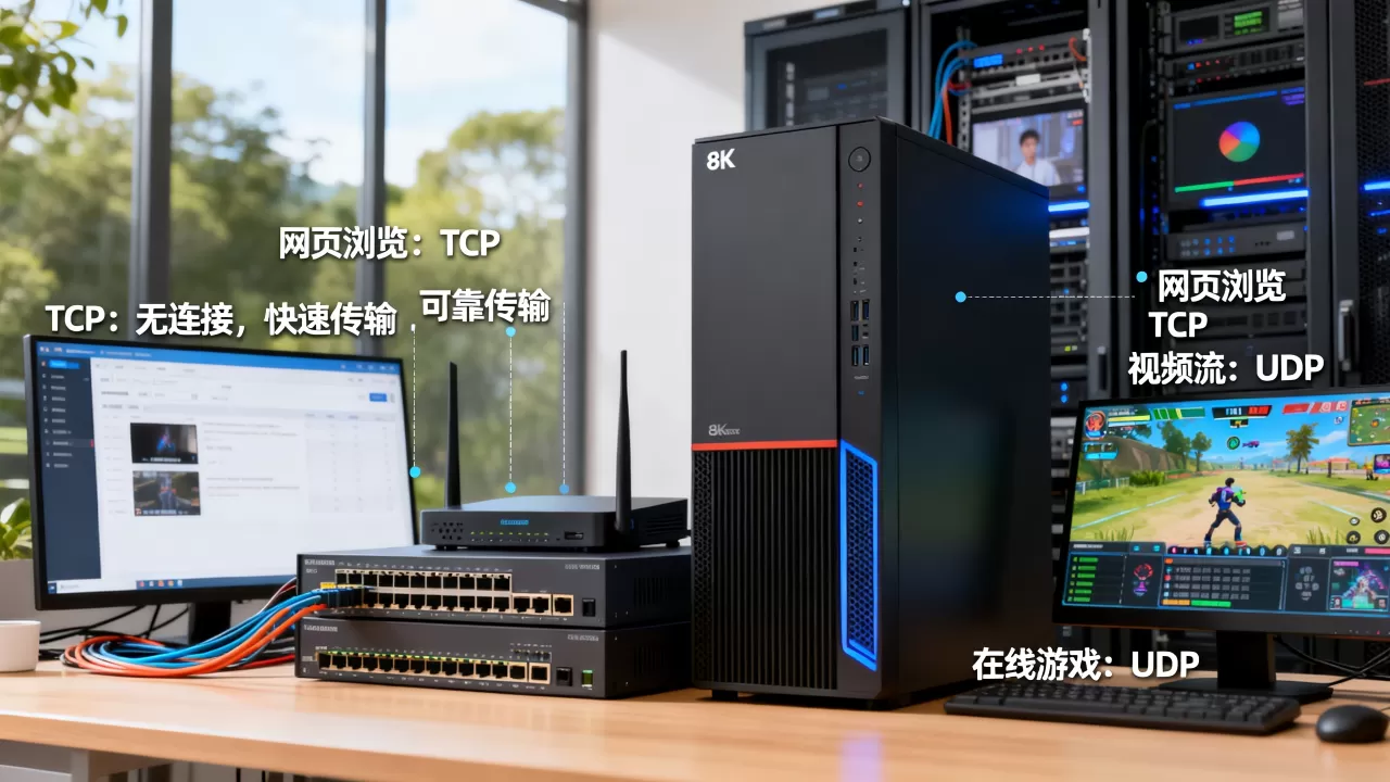 TCP和UDP服务用在哪些服务器上,有哪些区别? TCP和UDP服务用在哪些服务器上,有哪些区别?