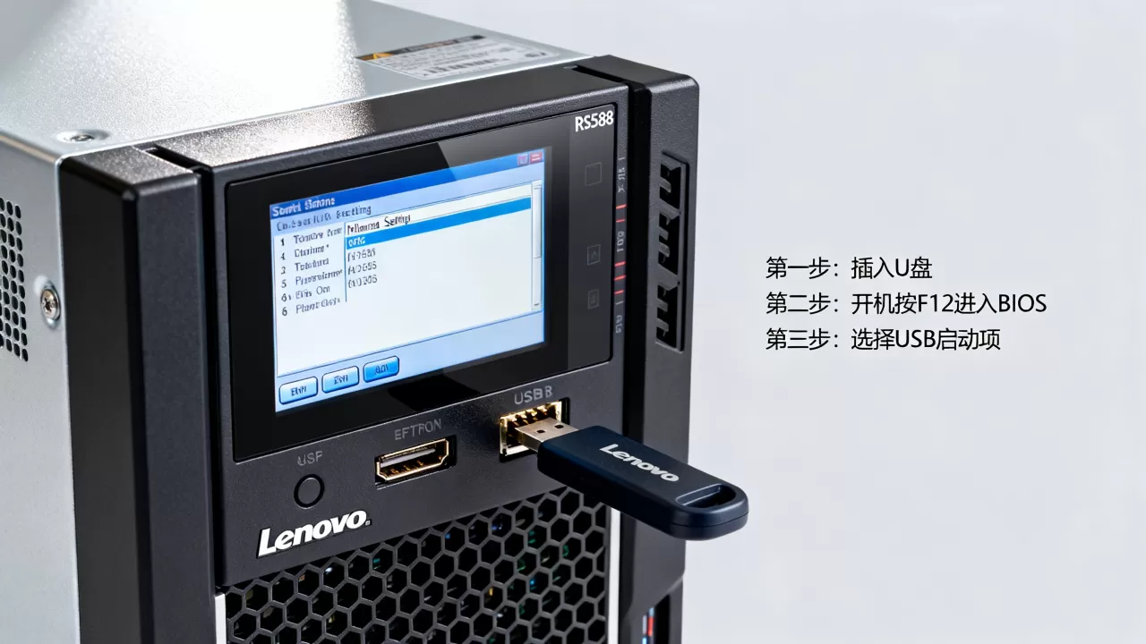 联想RS588服务器怎么设置U盘启动,详细步骤教程 联想RS588服务器怎么设置U盘启动,详细步骤教程