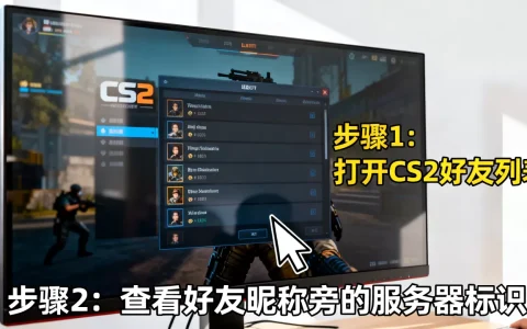 CS2怎么看好友在哪个服务器？,具体步骤是什么