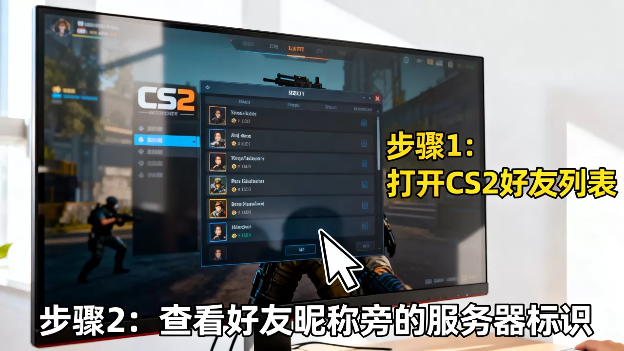 CS2怎么看好友在哪个服务器?,具体步骤是什么 CS2怎么看好友在哪个服务器?,具体步骤是什么