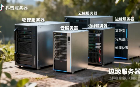 抖音服务器都分哪些类别，怎么选才稳定？
