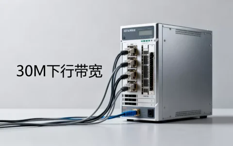 云服务器30M下行带宽有多大，够用吗？