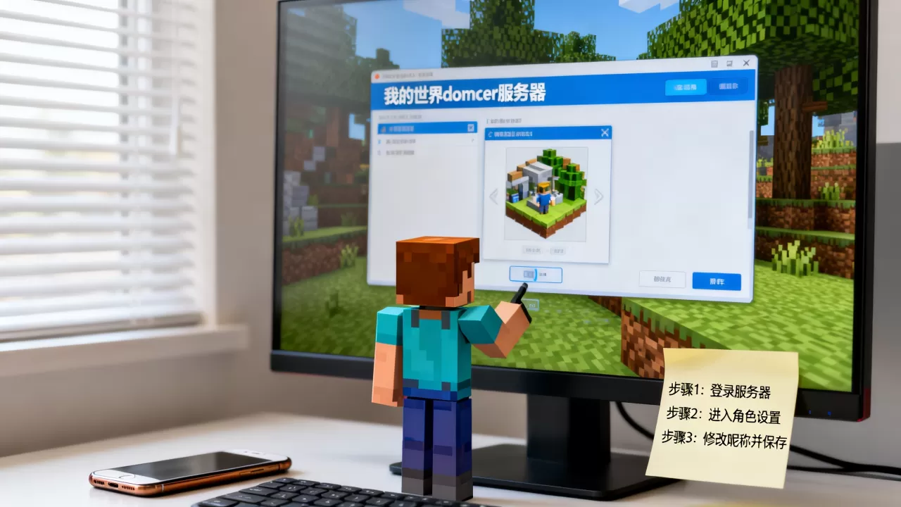 我的世界domcer服务器怎么改名字,教程有哪些? 我的世界domcer服务器怎么改名字,教程有哪些?