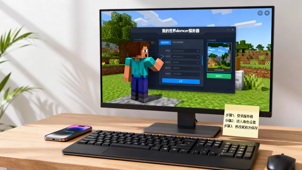 我的世界domcer服务器怎么改名字,教程有哪些? 我的世界domcer服务器怎么改名字,教程有哪些?