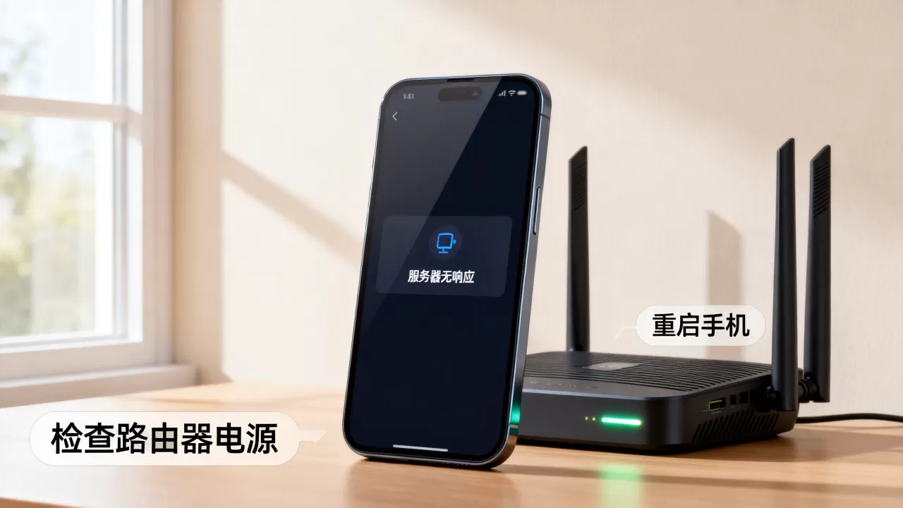 连接wifi时服务器无响应怎么解决,是什么原因? 连接wifi时服务器无响应怎么解决,是什么原因?