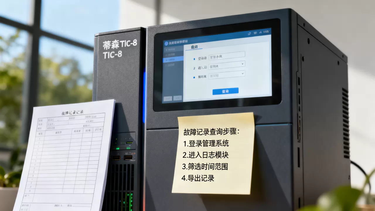 蒂森tic-8服务器故障记录怎么查?,查询步骤有哪些? 蒂森tic-8服务器故障记录怎么查?,查询步骤有哪些?