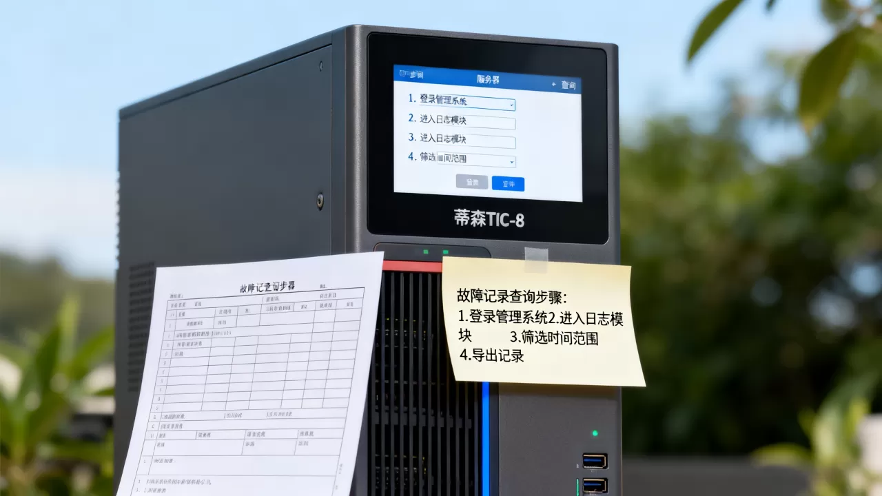 蒂森tic-8服务器故障记录怎么查?,查询步骤有哪些? 蒂森tic-8服务器故障记录怎么查?,查询步骤有哪些?