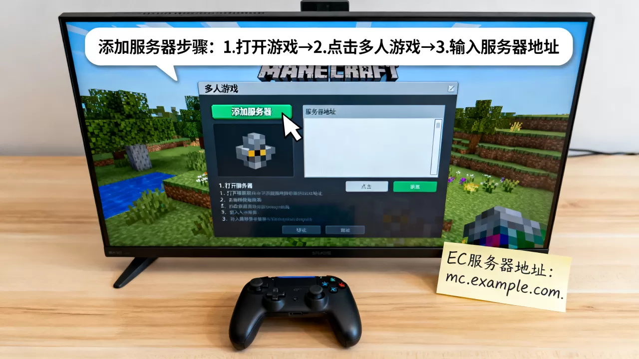 我的世界国际版如何添加EC服务器,服务器地址是什么 我的世界国际版如何添加EC服务器,服务器地址是什么