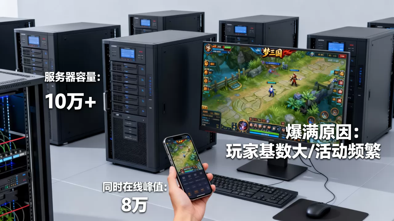 梦三国服务器能容纳多少人?,为什么总是爆满? 梦三国服务器能容纳多少人?,为什么总是爆满?