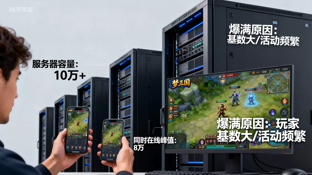 梦三国服务器能容纳多少人?,为什么总是爆满? 梦三国服务器能容纳多少人?,为什么总是爆满?