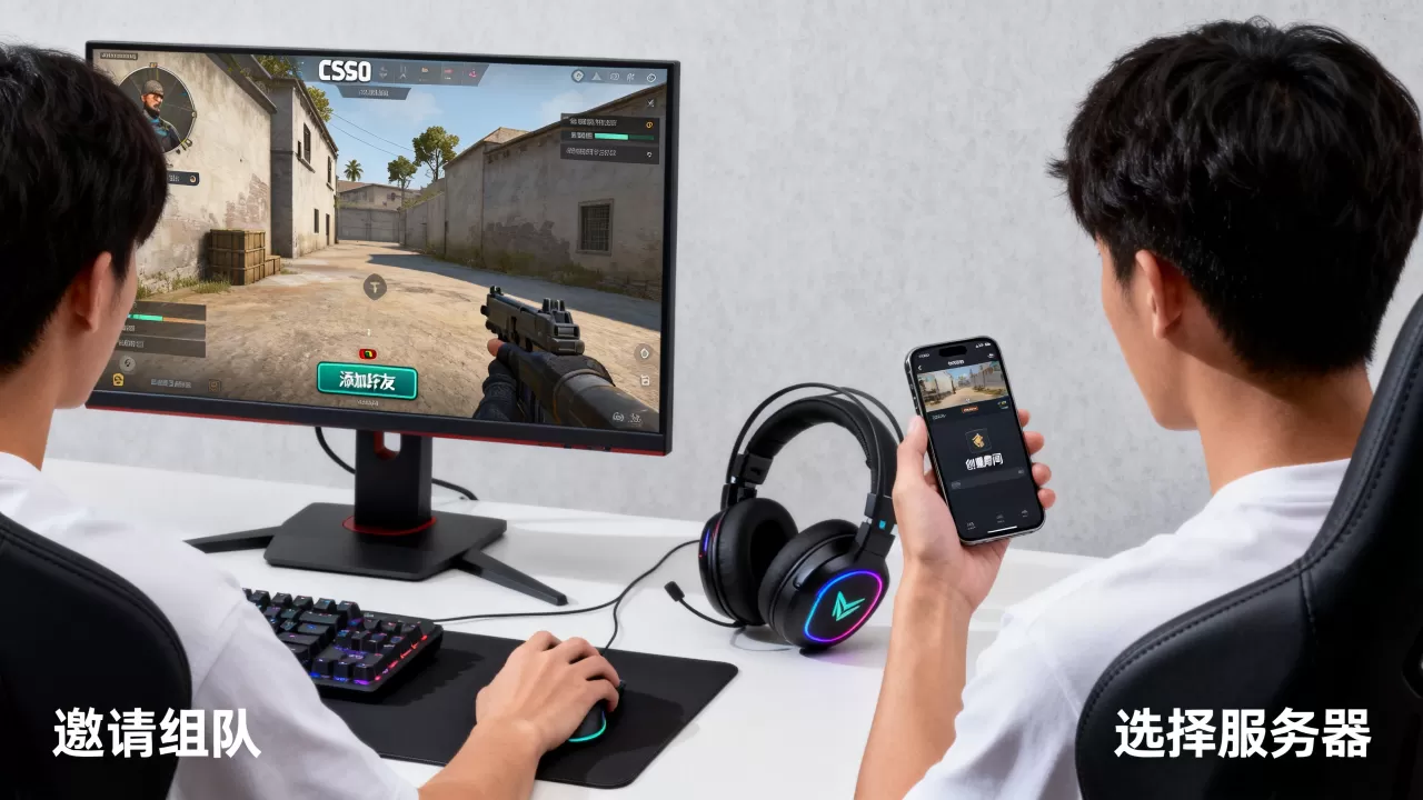 CSGO怎么和好友一起玩服务器,怎么开黑组队? CSGO怎么和好友一起玩服务器,怎么开黑组队?