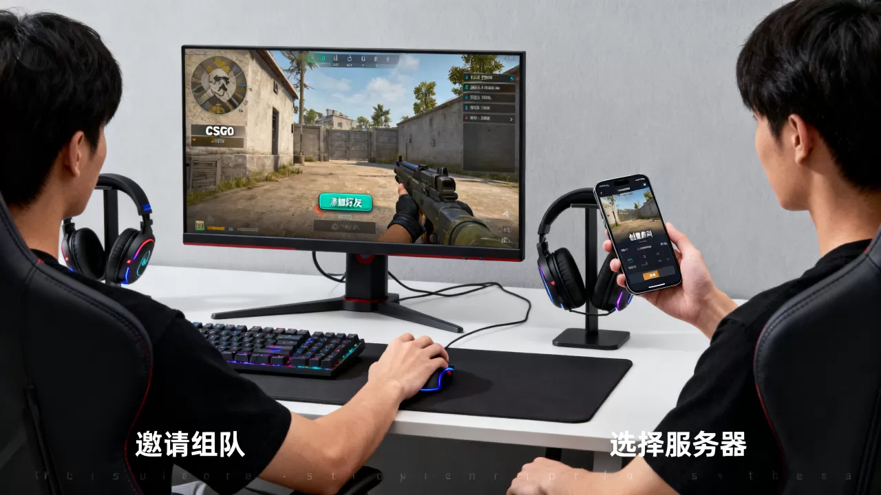 CSGO怎么和好友一起玩服务器,怎么开黑组队? CSGO怎么和好友一起玩服务器,怎么开黑组队?