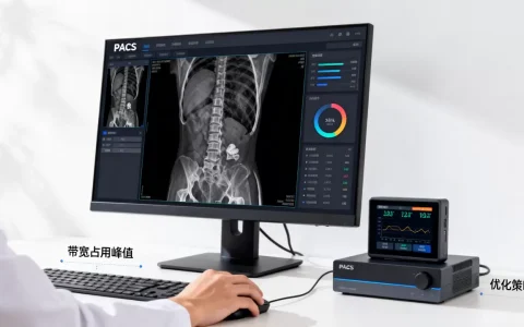 PACS系统日常调阅影像时带宽占用有何特点，如何优化？