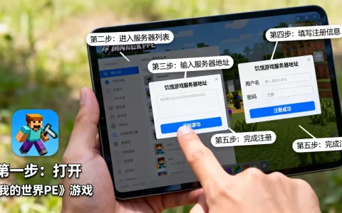 我的世界pe饥饿游戏服务器怎么注册，具体流程是什么？