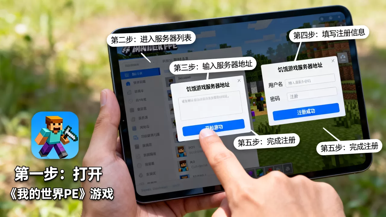 我的世界pe饥饿游戏服务器怎么注册,具体流程是什么? 我的世界pe饥饿游戏服务器怎么注册,具体流程是什么?