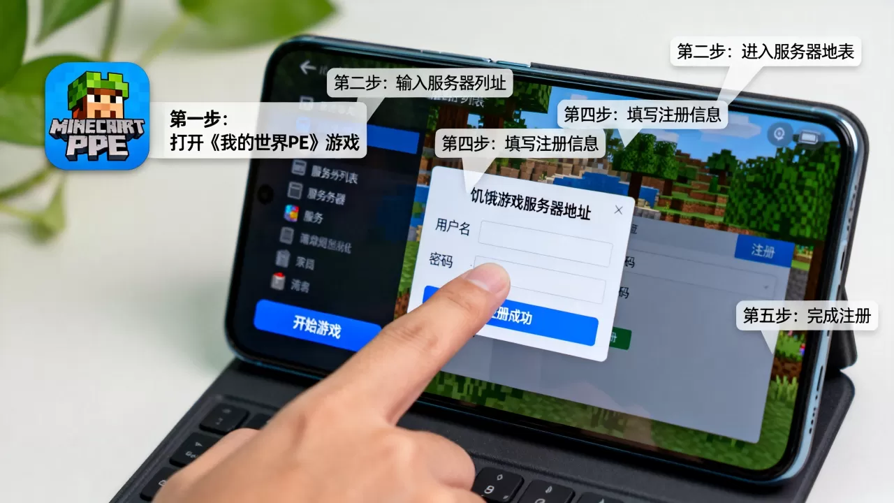 我的世界pe饥饿游戏服务器怎么注册,具体流程是什么? 我的世界pe饥饿游戏服务器怎么注册,具体流程是什么?