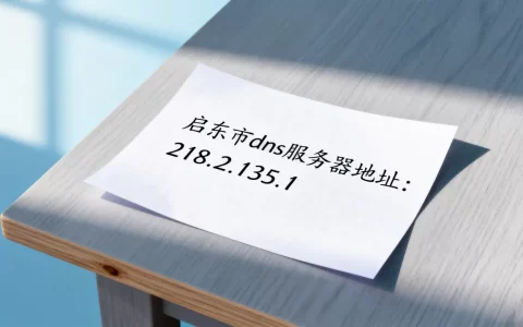 启东市dns服务器地址是多少