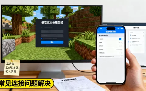基岩版2b2t服务器怎么进？，进不去怎么办？