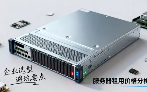 租用服务器多少钱一台，企业选型怎么避坑