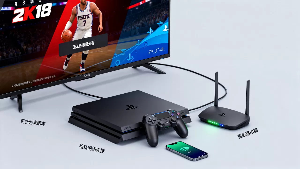 PS4 2K18为什么连不上服务器,如何解决掉线问题 PS4 2K18为什么连不上服务器,如何解决掉线问题