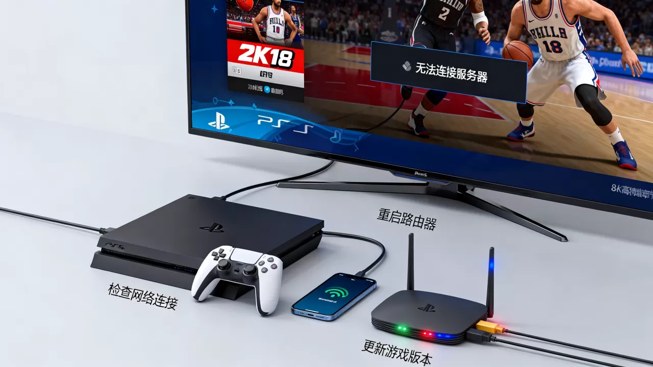 PS4 2K18为什么连不上服务器,如何解决掉线问题 PS4 2K18为什么连不上服务器,如何解决掉线问题