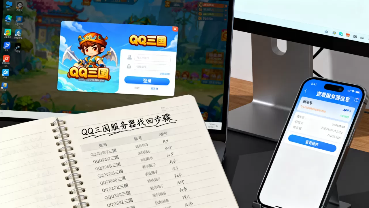 QQ三国服务器忘了怎么找回?,在哪里查看? QQ三国服务器忘了怎么找回?,在哪里查看?