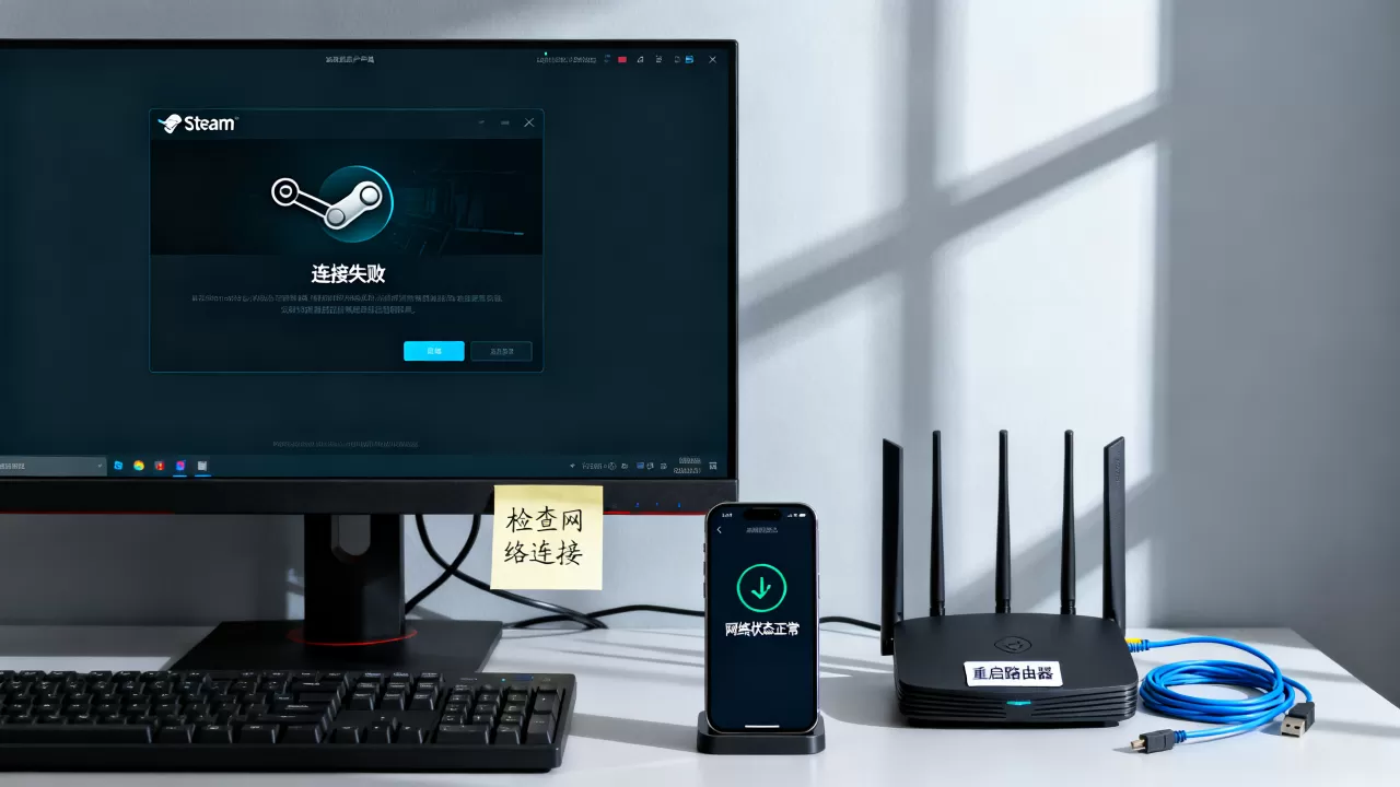 steam为什么总是连接不上服务器,怎么解决? steam为什么总是连接不上服务器,怎么解决?