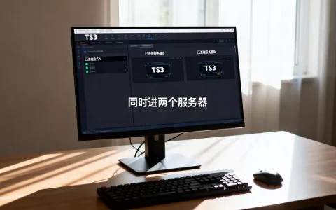 TS3能否同时进两个服务器？，如何做到？