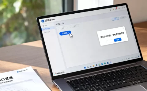简米云web端口如何关闭？,端口关闭不了怎么办。
