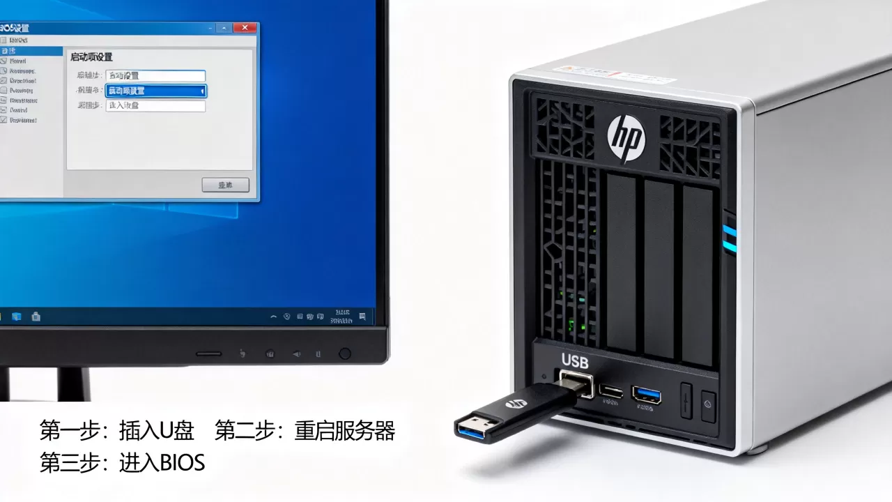 惠普服务器选择U盘启动失败怎么办,如何设置启动项? 惠普服务器选择U盘启动失败怎么办,如何设置启动项?